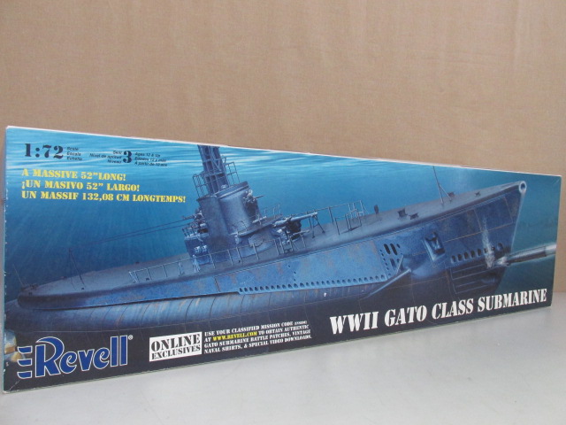 Revell(レベル) 1/72 WWII GATO CLASS SUBMARINE/ガトー級潜水艦 プラモデル