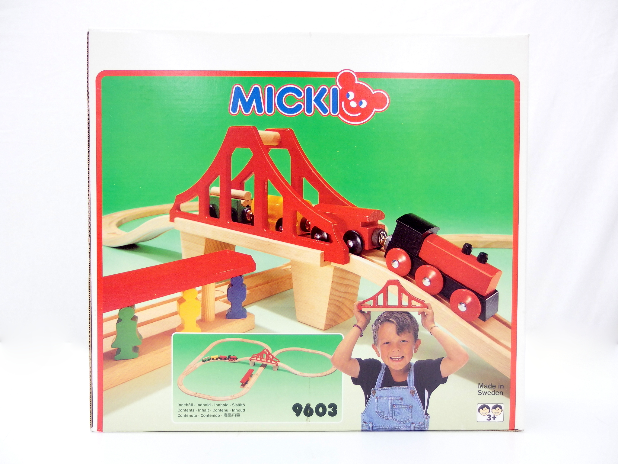 ミッキー社 レールシリーズ スウェーデン製 木のおもちゃ